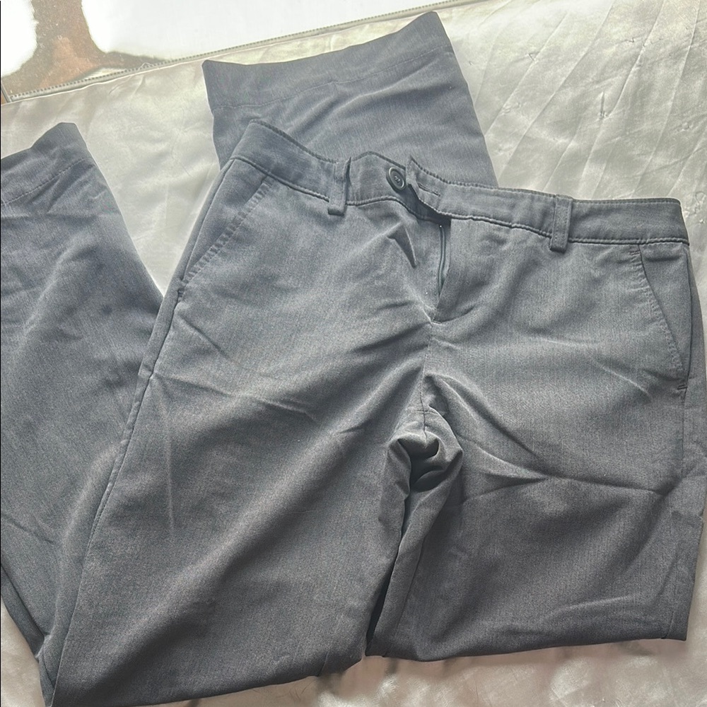 G.H. Bass & Co. Women's Charcoal Straight Leg Pants